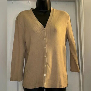 Lauren Ralph Lauren 3/4 Sleeve Cardigan